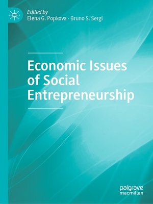 cover image of Economic Issues of Social Entrepreneurship
